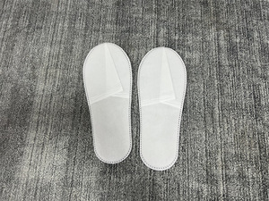 Pantoufles non-tissées jetables d'hôtel avec la semelle épaisse d'EVA - Product Image 3