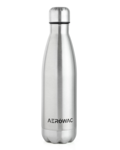 Versatile <b>metal</b> beverage carrier spacious drink container with grip loop sipping top designed for exercise adventures - Product Image 3