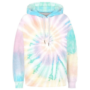 Sudaderas con capucha de tie dye transpirables y ligeras para mujer, ajuste cómodo, ropa informal, sudaderas con capucha de tie dye para mujer en venta en línea - Product Image 1