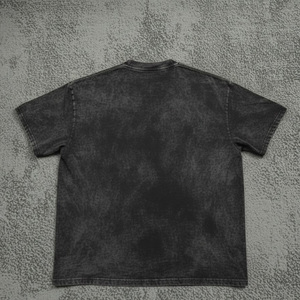 Camiseta de Verano con Cabeza de Lobo 3D para Hombre, Talla Grande, Juvenil, a la Moda, Manga Corta, 100% Algodón, Corte Holgado, Color Sólido, Venta al Por Mayor de Fábrica - Product Image 2
