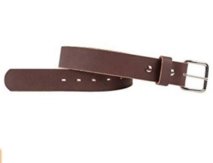 Ceinture en cuir véritable robuste et résistante avec boucle à ardillon en alliage - Product Image 4
