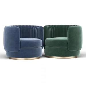Modern Velvet Ottoman Pouf with Metal Stand-Adjustable Convertible <b>Stool</b> for Home & Hotel Use Eco-Friendly Design - Product Image 3