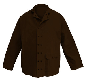 Veste de soudeur en cuir de vachette de qualité supérieure, ignifuge, avec poche, veste industrielle résistante au feu, de qualité supérieure - Product Image 6