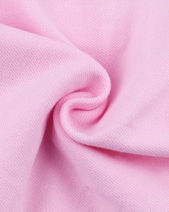 Solid Breathable Quick Dry Eco-Friendly Polyester/Cotton Jersey Compressed Short Sleeve Polo Shirt for Boys Casual Pink Collar - Product Image 5