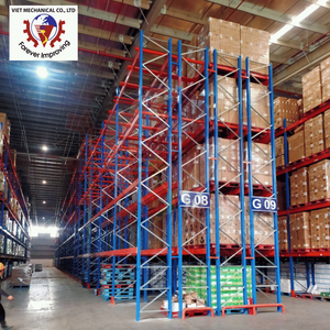 ชั้นวางโครงสร้างแบบปรับได้ชั้นวางแบบลึกสองชั้นขนาดใหญ่สำหรับคลังสินค้าที่ทำจากเหล็กจากเวียดนาม - Product Image 3