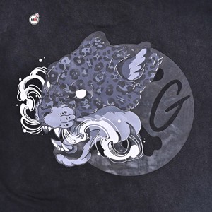 Camisetas de Jersey de Algodón para Hombre, Color Negro, Manga Corta, Cuello Redondo, Corte Holgado, Diseño con Letras Blancas Estampadas, Estilo Urbano - Product Image 6