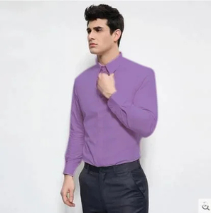 เสื้อเชิ้ตผู้ชายลำลองสั่งทำขายส่ง ผ้าสเตรช แขนยาว กระดุมแถวเดียว ไซส์ใหญ่พิเศษ XL สำหรับฤดูใบไม้ร่วง ผ้ากันยับ ระบายอากาศได้ดี - Product Image 3