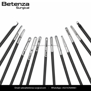 Porte-aiguille laparoscopique OEM, forceps droit en acier inoxydable 3mm 5mm 10mm, instrument chirurgical - Product Image 5