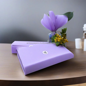 กระดาษทิชชูสีพื้นคุณภาพสูง รีไซเคิลได้ หนา 18-80 แกรม สำหรับห่อของขวัญ  รับทำโลโก้และขนาดตามสั่ง สีสันสดใส - Product Image 3