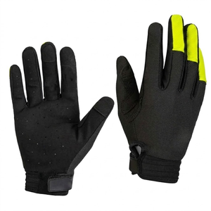 Gants de motocross unisexes à doigts tactiles, paume entièrement perforée avec motif antidérapant en silicone, gants de performance durables pour VTT - Product Image 1