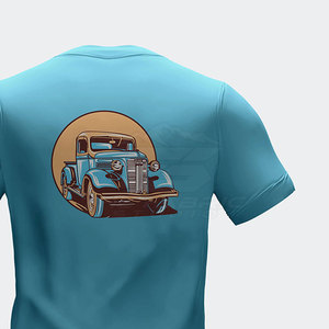 Camisetas DTF de Poliéster/Algodón Premium de Diseño Personalizado - Secado Rápido, Ecológicas, Transpirables, Cómodas para Uso Diario, Directo de Fábrica - Product Image 6