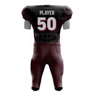 Prix d'usine, vente en ligne, uniforme de football américain dans un matériau de qualité supérieure, couleur unie, uniforme de football américain - Product Image 2
