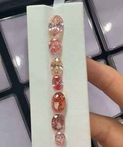 1.00 to 10.00 carat certified pink lab grown diamond cvd type 2a oval pear cushion radiant marquise emerald heart princess - Product Image 2