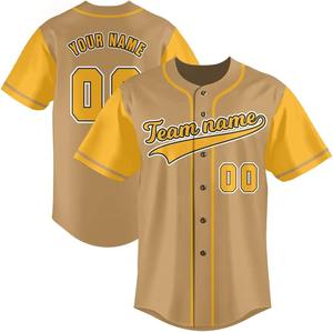 Maillot de baseball personnalisé de haute qualité 100 % polyester tricoté à séchage rapide respirant nouveau design vente en gros dernière collection uniforme - Product Image 4