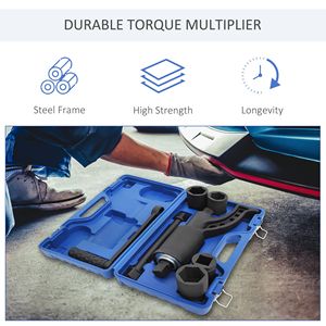 Set di Chiavi Dinamometriche Multipli per Carichi Pesanti, in Acciaio di Alta Qualità, Strumento per Riparazione Camion, Salva-Lavoro, per Auto - Product Image 6