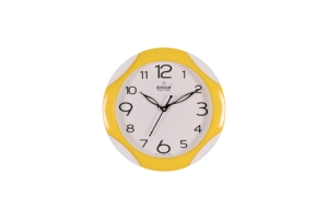 SONAM Round Quartz Wall <b>Clock</b> Analog Plastic Minimalist Design Black <b>White</b> Living Room Decor Silent Battery Operated - Product Image 4