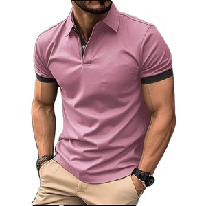 เสื้อยืดโปโลผู้ชายผู้หญิง, เสื้อยืดคู่รักผ้าฝ้ายลำลองแขนสั้น100% 260กรัมสไตล์ฮิปฮอปสตรีท - Product Image 4