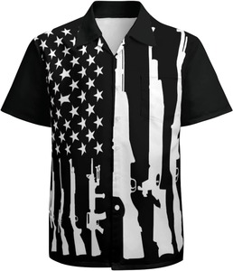 Chemise décontractée imprimée pour homme, manches courtes, style hawaïen tropical, boutonnée, motif floral coloré, idéale pour l'été et les vacances - Product Image 4