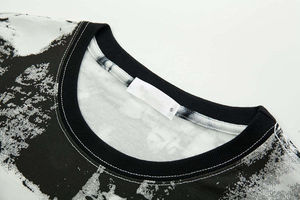 Camiseta Unisex de Gran Tamaño, Manga Corta, Color Sólido, de Alta Calidad, Estilo Urbano, Fabricantes Profesionales, Camisetas con Hombros Caídos - Product Image 5