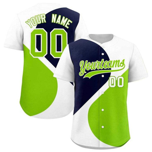 เสื้อเบสบอลซอฟต์บอลผู้ชายสั่งทำได้ ขายส่ง เสื้อพิมพ์ลายแบบซับลิเมชั่น โพลีเอสเตอร์ 100% ระบายอากาศได้ดี ซับเหงื่อ - Product Image 1