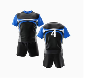 Uniforme de rugby pour adultes OEM ODM en tissu mesh 100% polyester, col en V, manches courtes, grande taille, sangle réglable, été, vente en gros, meilleur prix - Product Image 6