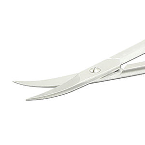 Tijeras Curvas para Manicura y Pedicura de 9.5 cm, Acero con Alto Contenido de Carbono, para Diestros, para Adultos, Cuidado de Uñas de Manos y Pies, Uso Doméstico - Product Image 3
