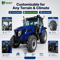Tractor Agrícola de 60HP 4WD con Cabina Climatizada - Rendimiento Confiable para Agricultura a Gran Escala