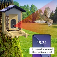 Mangeoire à oiseaux intelligente avec caméra AI, solaire, étanche, pour extérieur, avec surveillance vidéo HD