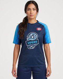Camiseta Deportiva de Fútbol para Mujer, Transpirable, de Alta Calidad, Color Azul Marino, con Estampado Personalizado, Camiseta de Voleibol Resistente - Product Image 6