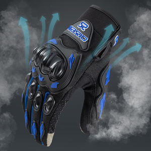 Guantes de Motocicleta Personalizados para Invierno, Impermeables, Antideslizantes, con Pantalla Táctil, para Ciclismo, Motocross, Carreras de Bicicleta, de Cuero - Product Image 3