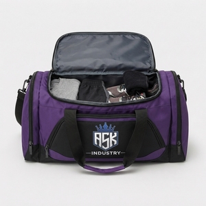 Durable duffel <b>bag</b> with spacious <b>storage</b> multiple compartments strong handles adjustable straps and stylish design for travel - Product Image 4
