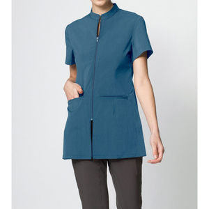 Uniforme de Barbería/Salón, Túnica Unisex de Algodón de Alta Calidad, Colores y Tallas Personalizables para Hoteles y Salones - Product Image 6