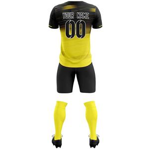 Uniforme de Fútbol al por Mayor, Último Modelo, 100% Poliéster, Protección UV, Personalizable con Nombre de Equipo, para Hombre Adulto, Verano/Invierno - Product Image 2