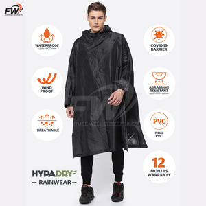 New Arriver Outdoor Winter New Design With Zip Pocket Rain Gear For Men Women Rain <b>Ponchos</b> Heavy Duty Plus Sizes - Product Image 3