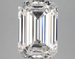 Elección perfecta 3,50 quilates Increíble forma de Esmeralda Diamante CVD Lab Grown 10,57 MM VS1 Clarity E Color con certificado IGI - Product Image 1