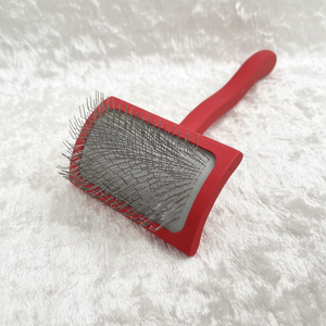 EVERSHARP Brosse à poils longs en acier inoxydable simple et professionnelle, taille moyenne, pour chats et chiens - Product Image 1