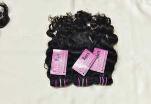 US Stock Straight Drop Shipping Raw Indian Hair Temple Human Hair Bundles Human IndiaCurly Cuticle Aligned Hair Natural Body Wav - Product Image 1
