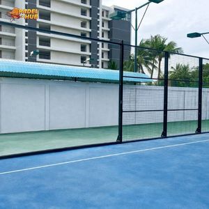 Pista de Pádel Resistente Phuoc Thinh para Interiores y Exteriores, Estructura de Acero Galvanizado, Césped Artificial, Exportación - Product Image 3