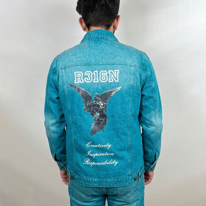 Wholesale OEM <b>Denim</b> Cotton <b>Jacket</b> Manufacturer Custom Logo Color <b>Mens</b> <b>Denim</b> <b>Jacket</b> Best Quality <b>Denim</b> <b>Jacket</b> for man - Product Image 6