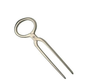 Probador de Cascos de Acero Inoxidable Reutilizable de Alta Calidad, Instrumento Veterinario Ajustable - Product Image 4