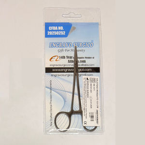 Pinzas Halstead Mosquito Curvas de Acero Inoxidable de Alta Calidad de 12.5cm, Fabricante de Instrumentos Quirúrgicos Halstead Mosquit - Product Image 6