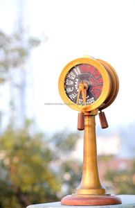 Telégrafo de barco marino de latón de madera náutico decorativo de calidad superior con base de telégrafo decorativo náutico - Product Image 2