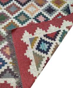 Alfombras Kilim de Yute y Lana Tejidas a Mano y Lavables, Personalizadas, para Sala de Estar, Dormitorio y Estudio - Product Image 4