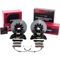 طقم فرامل كربون سيراميك عالي الأداء ICOOH IC6 مقاس R19-R21 380/390/395/400/410 مم لسيارات BMW E60