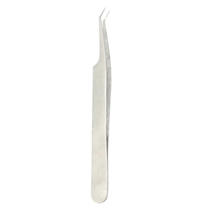 Pince à épiler de précision en acier inoxydable à pointe lisse, outil cosmétique de maquillage - Product Image 1