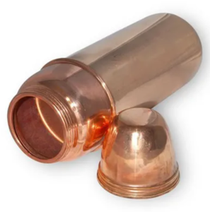 La taza de cobre para agua presenta un hermoso acabado martillado, lo que le da una apariencia tradicional y de alta calidad. - Product Image 6