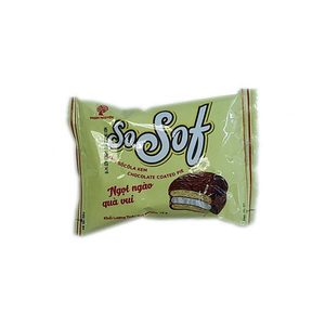 OEM/ODM Gâteaux fourrés au chocolat, super moelleux, à double couche de guimauve, biscuits, 24 sachets/carton, haute qualité - Product Image 3