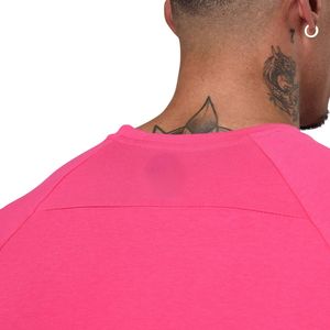 T-shirt de sport rose vif pour homme, manches courtes, respirant, léger, pour la course à pied, la remise en forme, la salle de sport, l'entraînement - Product Image 4