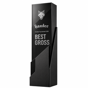 High Quality Golf <b>Trophy</b> Luxury <b>Trophy</b> Premium Crystal Award <b>Trophy</b> Executive Recognition Award Custom Engraved Crystal Metal - Product Image 2