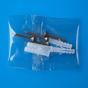Plastic Expansion Tube <b>Kit</b> With Screws Wall Anchors For Lighting <b>Electrical</b> Storage Rack Installation - Product Image 2